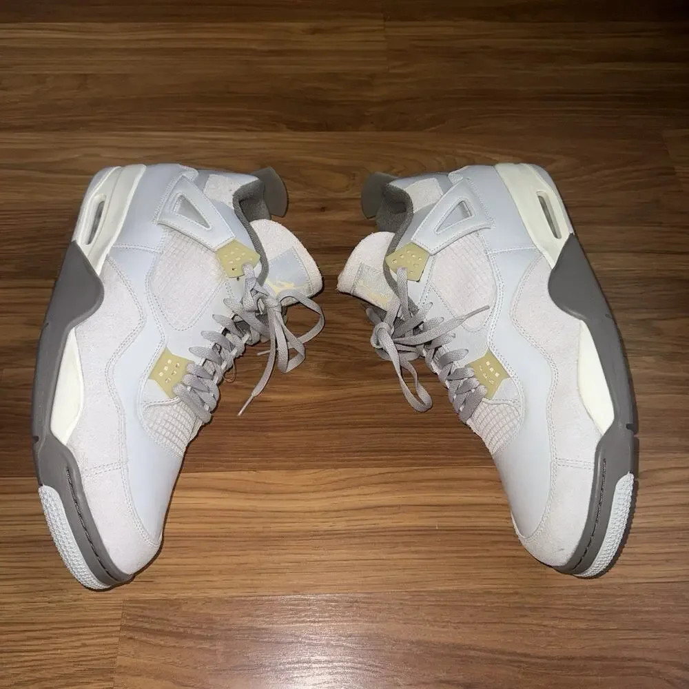 NIKE AIR JORDAN 4 RETRO SE CRAFT PHOTON DUST GREY-VANILLA Size 18 DV3742-021